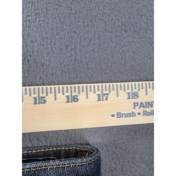 Diesel Larkee Straight Leg Jeans Mens 32x32 Blue Denim Stretch Dark Wash 009HF - Picture 6 of 16